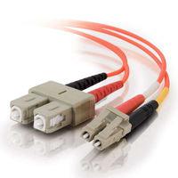 C2G 11051 Fibre Optic Cable 10 M Lc Sc Orange