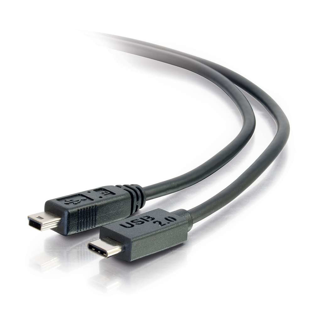 C2G 12Ft, Usb 2.0 Type C, Mini-Usb B Usb Cable 3.6576 M Usb C Black