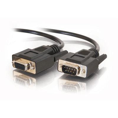 C2G 15Ft Db9 M/F Extension Cable - Black Serial Cable 4.57 M