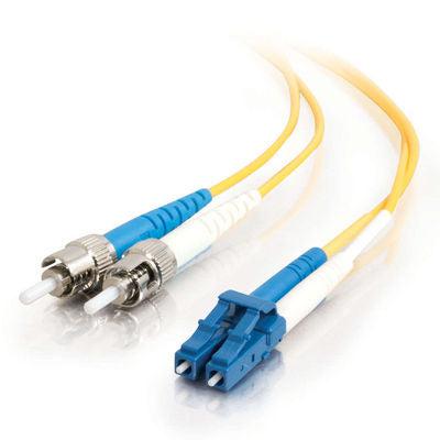 C2G 15M Lc/St Fibre Optic Cable St/Bfoc Ofc Yellow