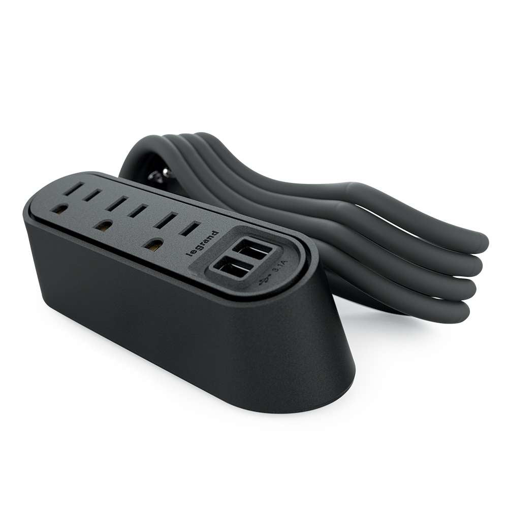 C2G 16338 Power Extension 1.83 M 3 Ac Outlet(S) Indoor Black