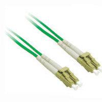 C2G 1M Lc/Lc Plenum-Rated Duplex 50/125 Multimode Fiber Patch Cable Fibre Optic Cable Green
