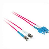 C2G 1M St/Sc Duplex 50/125 Multimode Fiber Patch Cable Fibre Optic Cable Red