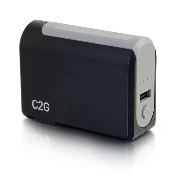 C2G 20275 Power Bank 3000 Mah Black, Grey