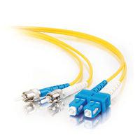 C2G 20M Usa Sc/St Duplex 9/125 Single-Mode Fibre Optic Cable Yellow