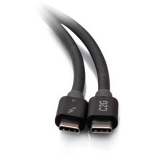 C2G 2.5ft Thunderbolt 4 Cable - USB C Thunderbolt 4 Cable - 100W - 40Gbps - 8K 60Hz C2G28886