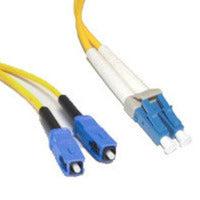 C2G 2M Usa Lc/Sc Duplex 9/125 Single-Mode Fiber Patch Cable Fibre Optic Cable Yellow