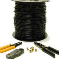 C2G 500Ft Rg6 Dual Shield Coaxial Coaxial Cable Rg-6/U 150 M Black