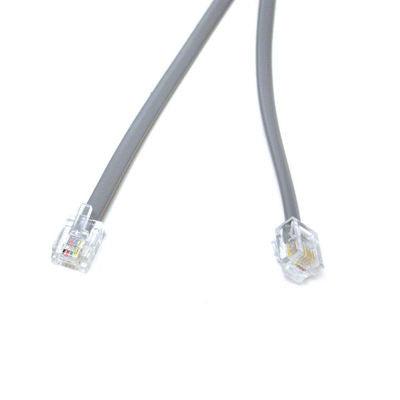 C2G 50Ft Rj11 6P4C Modular Cable Straight Networking Cable Grey 15.24 M