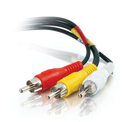 C2G 50Ft Value Series Rca Type Audio Video Cable Composite Video Cable 15.4 M Black