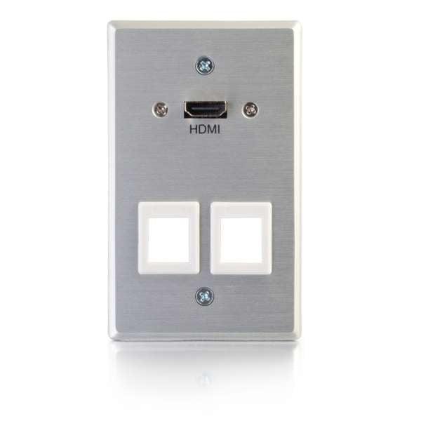 C2G 60160 Wall Plate/Switch Cover Aluminium