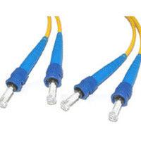 C2G 9M St/St Duplex 9/125 Single-Mode Fiber Patch Fibre Optic Cable Yellow