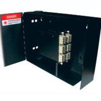 C2G Q-Series 2-Panel Wallmount Box Wall Mounted Rack Black