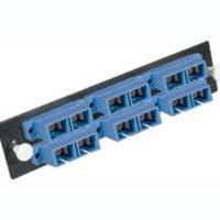 C2G Q-Series™ 12-Strand, Sc, Pb Insert, Mm/Sm, Blue Sc Adapter Panel