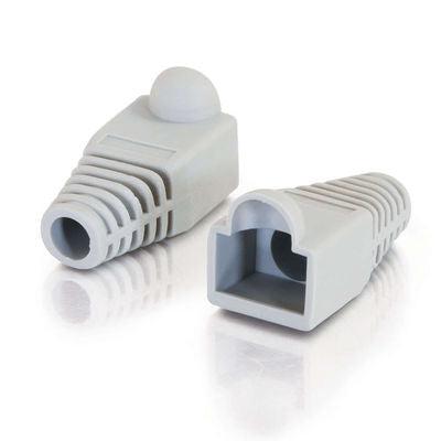 C2G Rj45 Plug Cover - Od 6.0Mm Gray - 50Pk