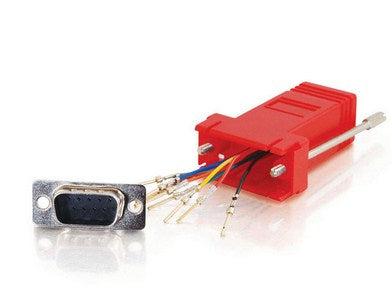 C2G Rj45/Db9M Red