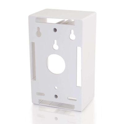 C2G Single Gang Wall Box White