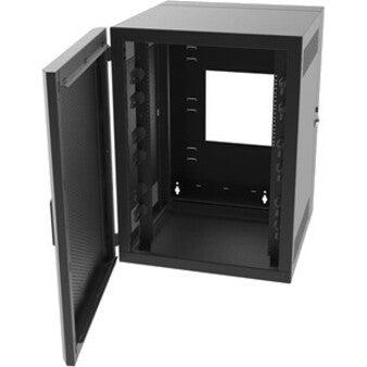 C2G Swm12Rupd-26-26 Rack Cabinet 12U Wall Mounted Rack Black