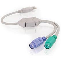 C2G Usb To Dual Ps/2 Keyboard/Mouse Adapter 1Ft Interface Cards/Adapter