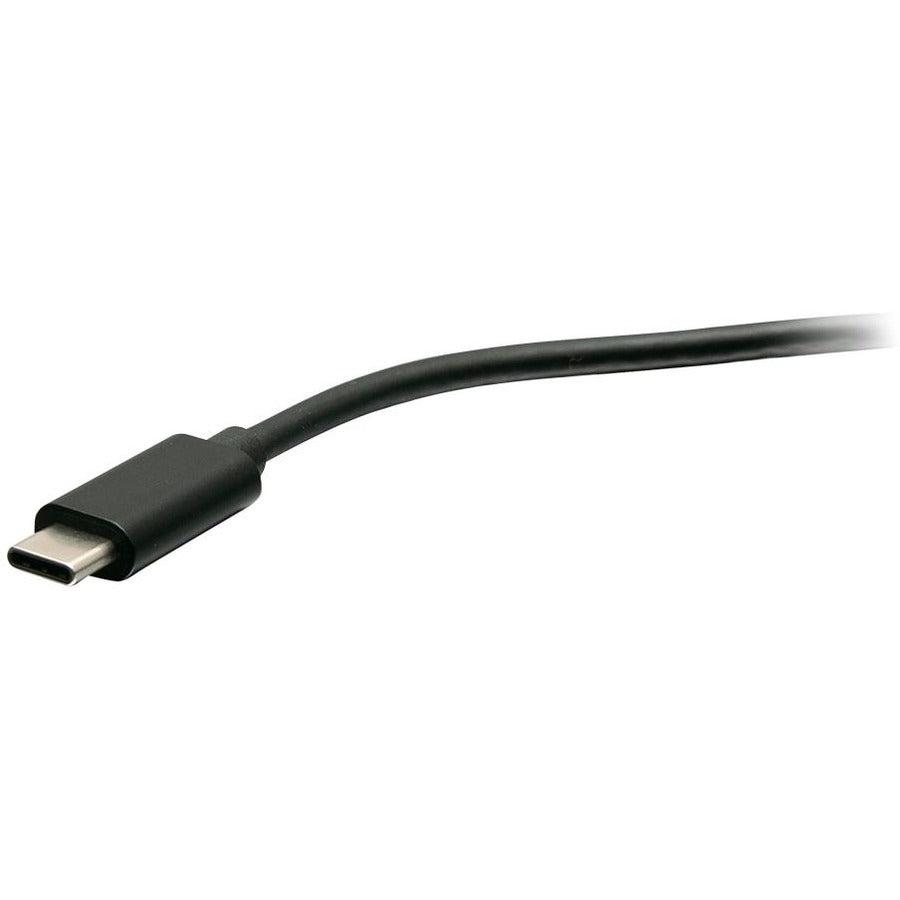C2G Usb-C® To Hdmi® And Vga Mst Multiport Adapter - 4K 30Hz - Black