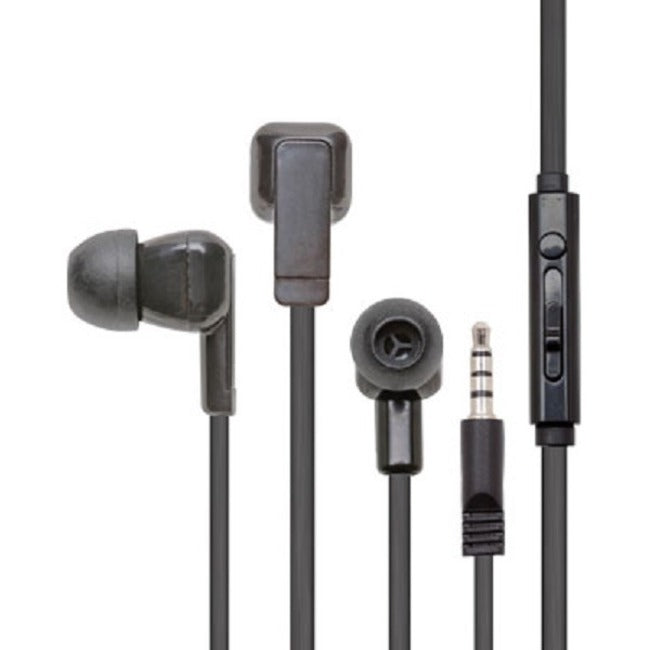 Califone Earbuds With Mic And,To Go Plug
