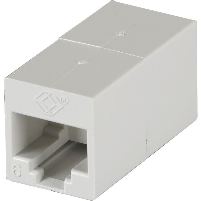 Cat6 Unshielded Straight-Pin Co,Upler White