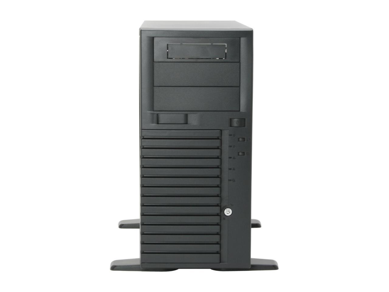 Chenbro Sr20969-Co Black 0.8 Mm Secc Pedestal Entry Level Atx Server/Workstation Chassis 3 External 5.25" Drive Bays