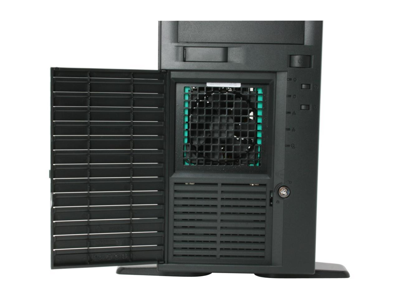 Chenbro Sr20969-Co Black 0.8 Mm Secc Pedestal Entry Level Atx Server/Workstation Chassis 3 External 5.25" Drive Bays