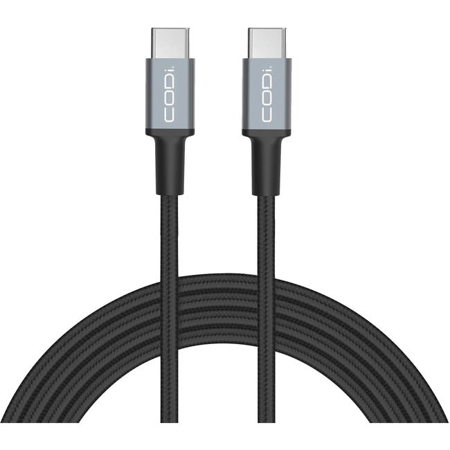 CODi 6' USB-C to USB-C Braided Nylon Charge & Sync Cable A01069