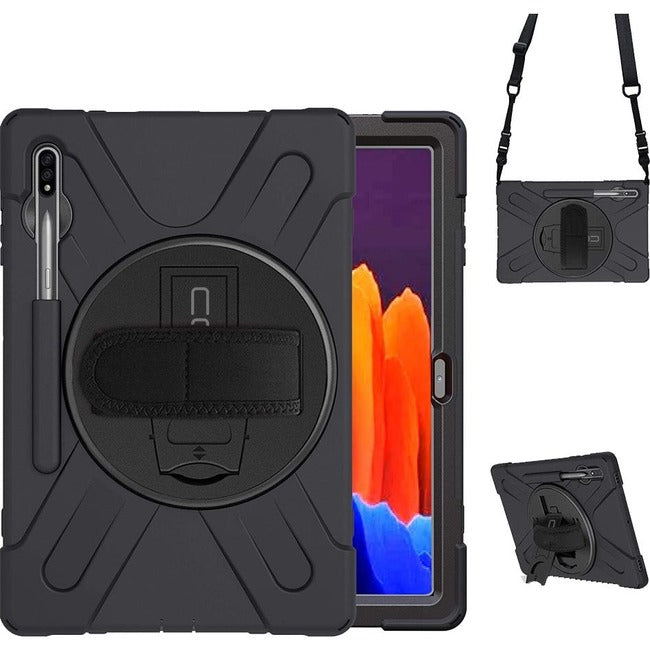 CODi Rugged Rugged Carrying Case for 11 Samsung Galaxy Tab S7/S8 Tablet - Black" C30705057
