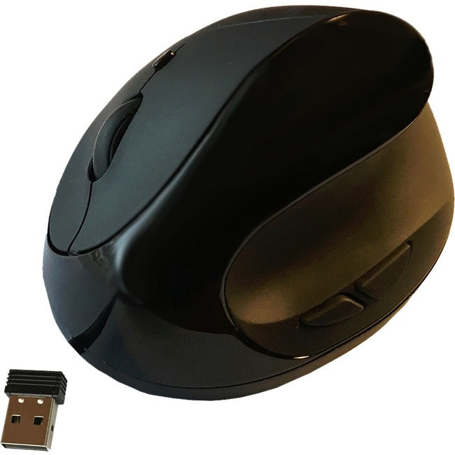 COMFI II WIRELESS ERGONOMIC COMPUTER MOUSE BLACK EM011-BKW