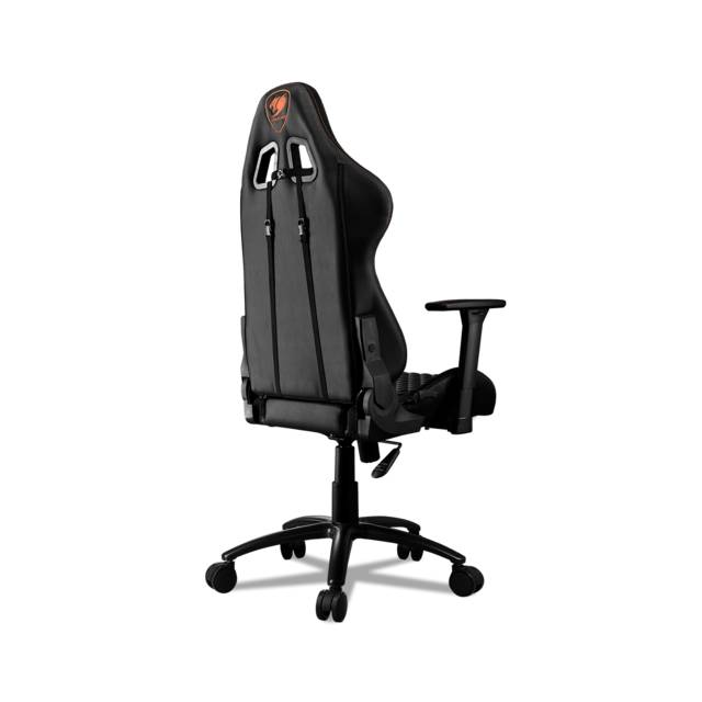 Cougar Armor Pro Black Swivelling Gaming Chair With Suede-Like Texture,Body-Embracing High Back Design,Breathable Premium Pvc Leather