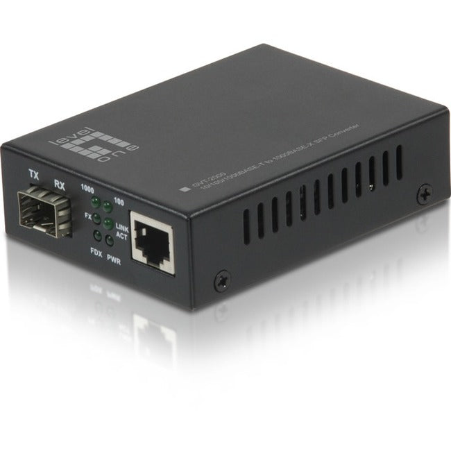 CP Technologies GVT-2000 Media Converter - 10/100/1000BASE-T to 1000BASE-X SFP Gigabit Ethernet