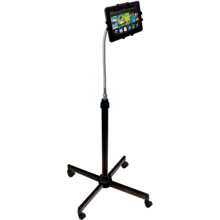 CTA Universal Height-Adjustable Gooseneck Floor Stand for Tablets PAD-UAFS