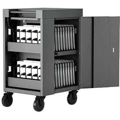 CUBE Cart Mini - Compact Charging Station for 20 iOS Devices | Bretford TVCM20PAC-GRA