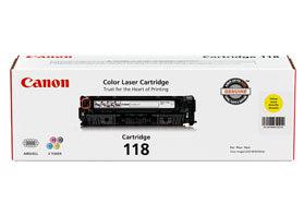 Canon 118 Toner Cartridge Original Yellow