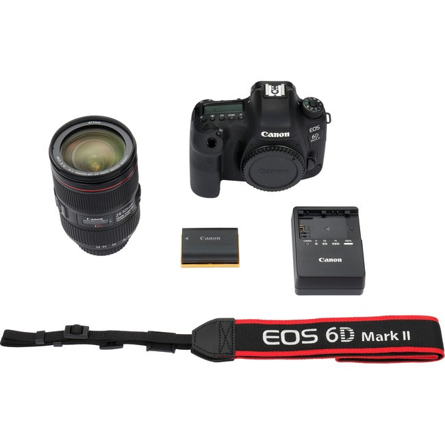 Canon EOS 6D Mark II 26.2 Megapixel Digital SLR Camera with Lens - 0.94 - 4.13"" 1897C009