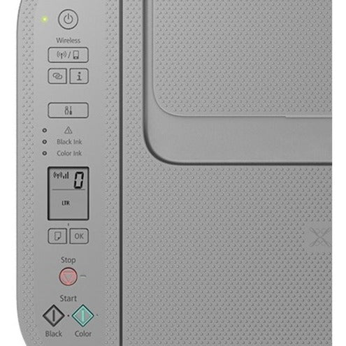 Canon PIXMA TS3520 Inkjet Multifunction Printer-Color-Copier/Scanner-4800x1200 dpi Print-60 sheets Input-1200 dpi Optical Scan-Wireless LAN-Apple AirPrint-Mopria-Canon PRINT Application-Canon Plug-in-PictBridge-PIXMA Cloud Link Print 4977C022