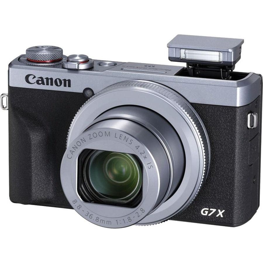 Canon PowerShot G7 X Mark III 20.1 Megapixel Compact Camera - Silver 3638C001