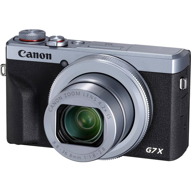 Canon PowerShot G7 X Mark III 20.1 Megapixel Compact Camera - Silver 3638C001