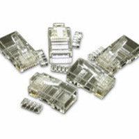 Cat5E Networking Cable Connectors - RJ45 Modular Plugs with Load Bar (50-Pack) | C2G 27574
