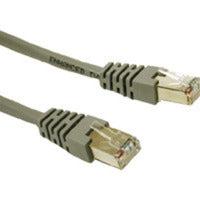 Cat5e Shielded Ethernet Cable 10ft - Gray STP Network Patch Cable | C2G 27255