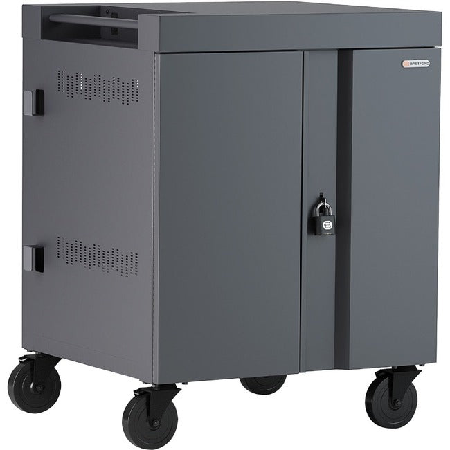 Charging Cart - Cube Cart® TVC36PAC Mobile Laptop Storage | BRETFORD TVC36PAC-CK