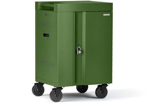 Charging Cart for Chromebooks - 24 Device Mobile Laptop Cart | Bretford CUBE Mini TVCM24PAC-GRA