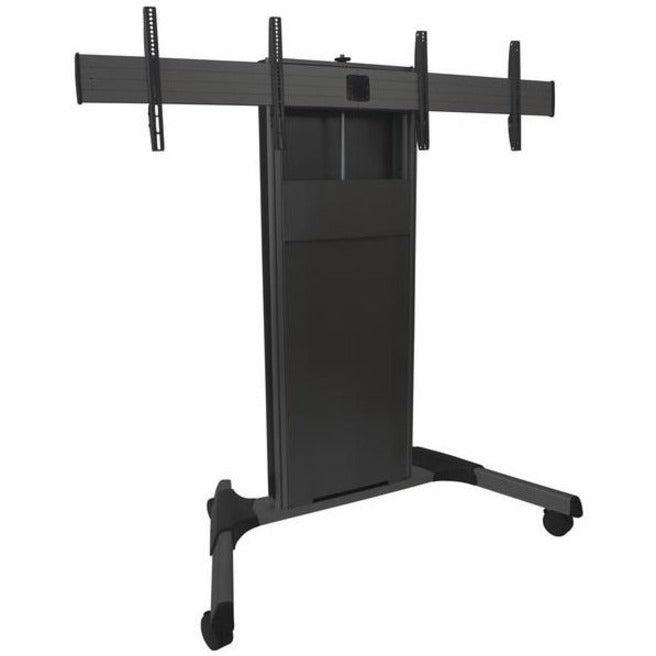 Chief XPA1UB Black XL Fusion Height Adjustable Mobile AV Cart