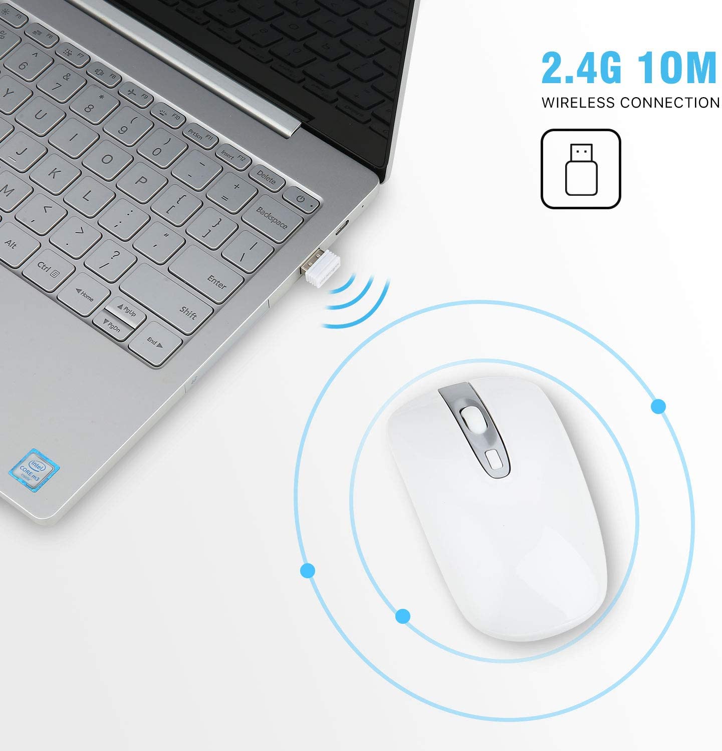 Cimetech Ultra Slim Wireless Keyboard And Mouse Combo 2.4G
