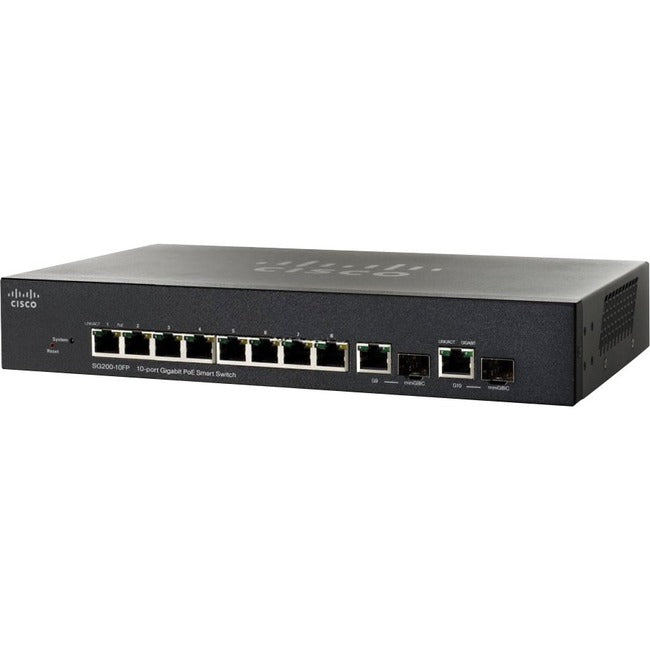 Cisco 10-Port Gigabit Smart Switch, Poe
