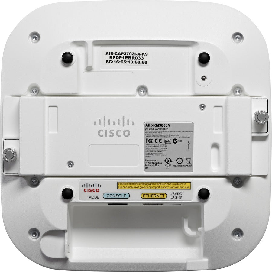 Cisco Aironet 3702I IEEE 802.11ac 450 Mbit/s Wireless Access Point AIR-CAP3702IDK9-RF