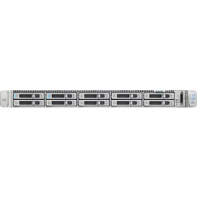 Cisco Barebone System - 1U Rack-mountable - 2 x Processor Support UCSC-C220-M5SX-CH