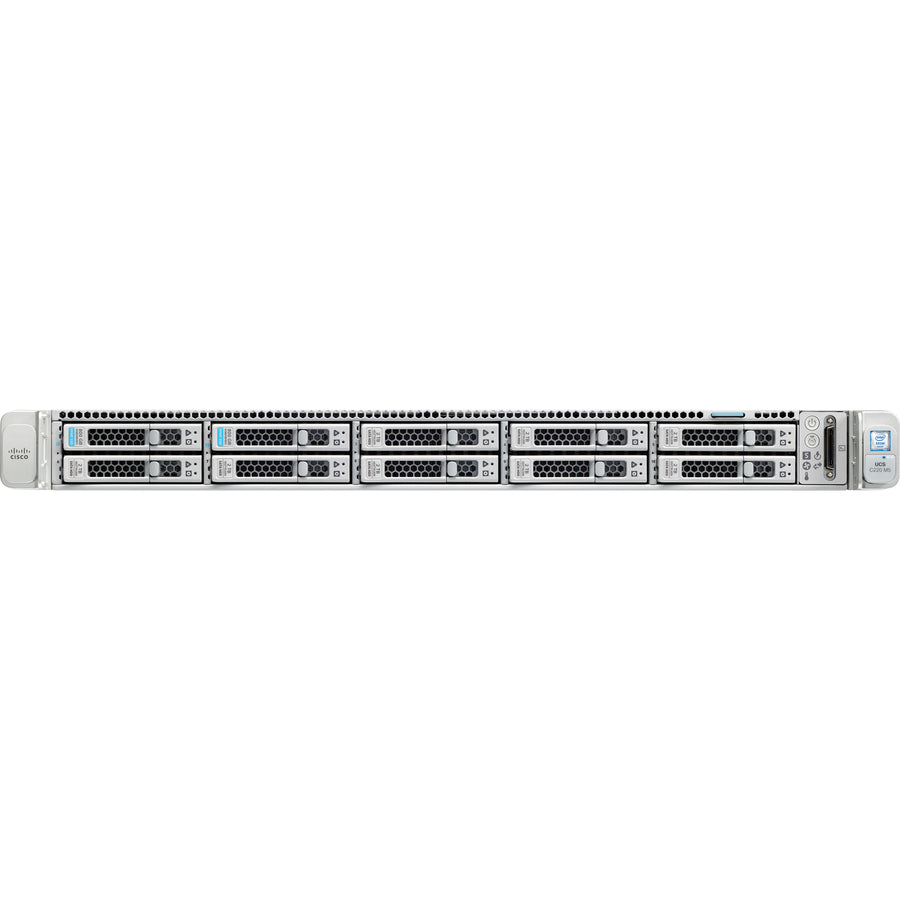 Cisco C220 M5 1U Rack Server - 2 x Intel Xeon Gold 5120 2.20 GHz - 32 GB RAM - 12Gb/s SAS Controller UCS-SPR-C220M5-A5